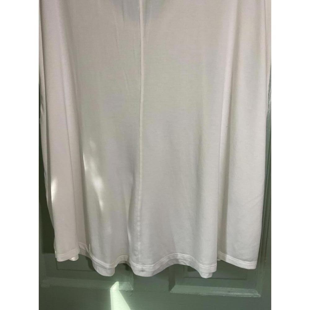 Athleta White Oversized Cropped Sleeveless T Shirt Size 3X - Picture 6 of 7
